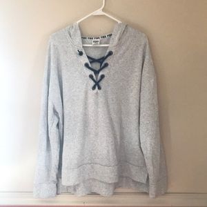 PINK grey hoodie